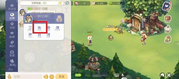 奥比岛梦想国度如何在别人家留言2